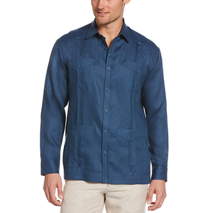 <span class=keywords><strong>Camicia</strong></span> Casual con logo personalizzato da <span class=keywords><strong>uomo</strong></span> a maniche lunghe <span class=keywords><strong>camicia</strong></span> da <span class=keywords><strong>spiaggia</strong></span> in <span class=keywords><strong>lino</strong></span> con 4 tasche - Product Image 4