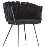 Chaises de restaurant rentables Chaises de salle à manger en tissu doux au toucher Chaise de salle à manger confortable