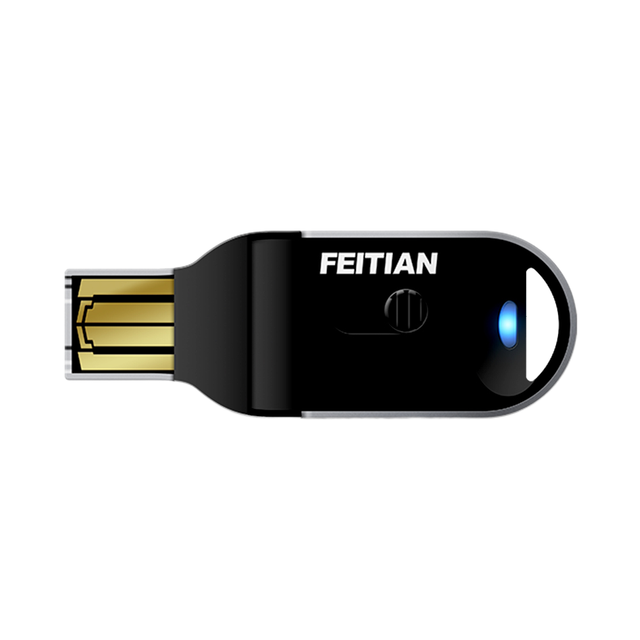 Feitian SIM Size Contact USB Type a Smart Card Reader R301-B6 Metal+ABS+PC 12Mbps Multi-OS CE/FCC Certified Full-Size