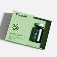 30ml 60ml 80ml 100ml 120ml 150ml Verre de couleur bleu givré Soins de santé Bouteille alimentaire Médecine Pilule Vitamine Capsule Bouteilles en verre