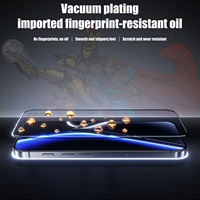 Protection d'écran en verre trempé HD transparent grand format incurvé pour iPhone 17 Pro Max/15 14 13 12 Pro Max/XS/XR/MAX