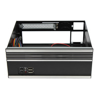 OEM-caja de aleación de aluminio personalizada para ordenador Industrial, Mini Itx, carcasa delgada para Pc