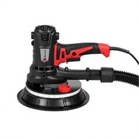 Ponceuse murale électrique 900W à vitesse variable, machine à poncer les plaques de plâtre avec extraction de poussière, ponceuse orbitale aléatoire pour la finition des murs