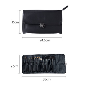 Juego Profesional de 18 Brochas de <span class=keywords><strong>Maquillaje</strong></span> para Base, Ojos y Polvo, con Cerdas Naturales de Animales, Venta al Por Mayor, Marca Personalizada - Product Image 6