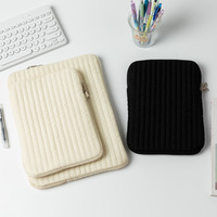 WAALUU 11 13 pouces coréen INS Style mignon matelassé Portable porte-documents pochette luxe beauté tablette affaires pochette pour ordinateur portable