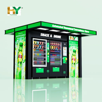Distributeur automatique de snacks et de boissons pour magasins de proximité sans personnel en Europe