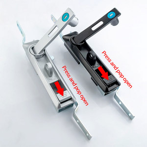 Serrure à poussoir en alliage de zinc MS819 pour panneau d'armoire avec tirant – Catégorie de produit : Cylindres de serrure - Product Image 3