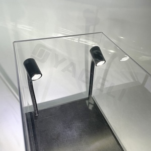 Manufacturer Custom Clear Acrylic LED <b>Display</b> <b>Case</b> with Silk-Screen Printing for Diecast Cars <b>Display</b> Only - Product Image 6