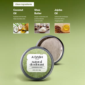 Desodorante Natural Orgánico de Lavanda y Salvia, Fórmula Suave Sin Aluminio para una Protección Fresca y Duradera - Product Image 3