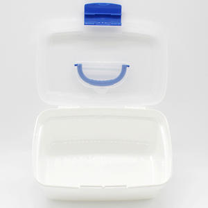 Boîte à médicaments portable grande taille en plastique avec couvercle pour la maison et l'utilisation par les enfants - Product Image 1