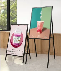 Guangzhou Fábrica Outdoor Publicidade Poster Stand Portable Standing Display Board Um Sinal De Quadro