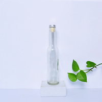 Bouteilles en verre clair/ambre/vert Bordeaux/Bourgogne 375ml 500ml 750ml Long cou Portable vin de glace givré et vodka