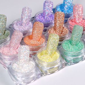 Paillettes hexagonales irisées Aurora, <span class=keywords><strong>26</strong></span> couleurs, mélange de paillettes fines, paillettes de diamant, poussière de paillettes non toxique pour la décoration des ongles, la résine, l'artisanat, les gobelets - Product Image 1