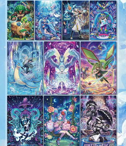 Offre Spéciale : Cartes de Collection Artistiques PGu Pokémon et Vocaloid <span class=keywords><strong>Star</strong></span> Princess <span class=keywords><strong>Saga</strong></span> – Cartes à Jouer Édition Limitée – Cadeaux Surprise - Product Image 5