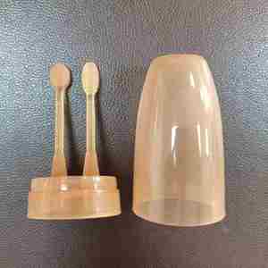Cepillo de Dientes para Bebés, de Silicona de Grado Alimenticio, con Cerdas Suaves, Portátil, Color Marrón, Juego de Limpiador de Lengua - Product Image 5
