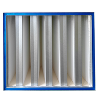 Filtro HEPA de Ahorro Energético Tipo V con Sello de Gel H14 H13 para HVAC de Hospitales