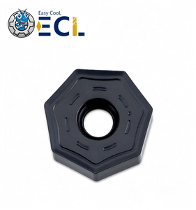 Insertos de Fresado de Carburo con Recubrimiento PVD ECL XNMU de Alta Velocidad, Doble Cara, 14 Filos de Corte XNMU090612 - Product Image 1