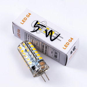 Bombilla <span class=keywords><strong>de</strong></span> maíz LED G4 directa <span class=keywords><strong>de</strong></span> CA <span class=keywords><strong>de</strong></span> 220V, alto brillo para candelabro <span class=keywords><strong>de</strong></span> cristal, luz <span class=keywords><strong>de</strong></span> espejo <span class=keywords><strong>de</strong></span> tocador, luz blanca cálida regulable - Product Image 2