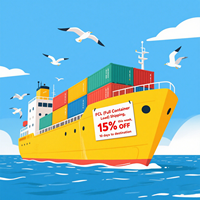 Meilleurs Tarifs d'Agent Logistique de la Chine vers la France USA FBA Transporteur Maritime Service Porte à Porte DDP
