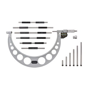 Precision Asimeto <b>Micrometer</b> 115-20-1: 16-20″ Range ±0.0005″ Accuracy 4 Anvils Welded Pipe Frame Durable - Product Image 6