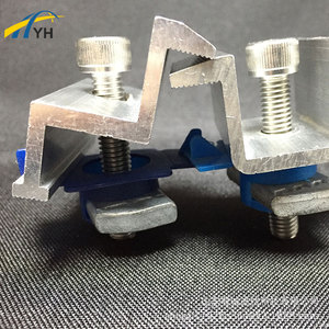 Nhà Máy Bán buôn quang điện phụ kiện quang điện Chân đế hợp kim nhôm phụ kiện cạnh khối áp lực - Product Image 1