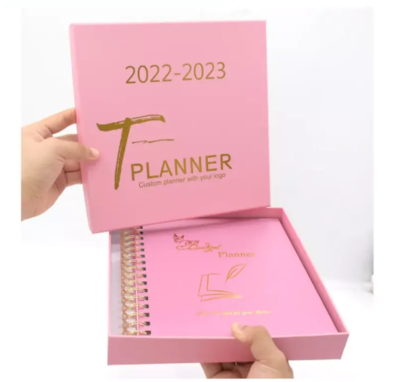Gratis Sampel Pesanan MINIMAL Rendah 2022-2023 Sampul Keras A5 Life Jurnal Notebook Dicetak Perencana Buku Harian Cetak