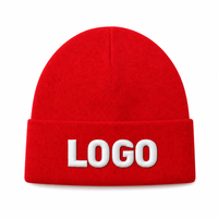 Op maat gemaakte camouflage beanies, dubbelwandige gebreide muts met logo borduring, 100% acryl, unisex, groothandel, bulk, stretch, warme winter- en strandmuts