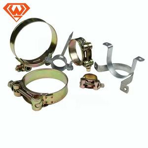 Penjepit Tiang Baja Karbon Cincin Tunggal dengan Karet - Product Image 6
