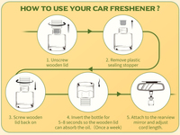 Diffuseur de parfum pour voiture avec logo personnalisé, parfum de voiture, aromathérapie, parfum longue durée, OEM en gros pour l'intérieur du véhicule, parfum de voiture personnalisé