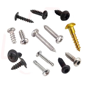 Cabezal de arandela de sartén Phillips Cross Torx personalizado autorroscante SS 304 tornillo autorroscante negro m2 m2.5 tornillo de formación de rosca de cabeza de sartén - Product Image 2