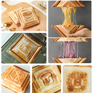 Plancha Eléctrica Antiadherente <span class=keywords><strong>de</strong></span> Alta Calidad para el Hogar, para Hacer Waffles, Pan y Sándwiches, para Uso en Panadería, con Certificación <span class=keywords><strong>de</strong></span> Garantía - Product Image 5