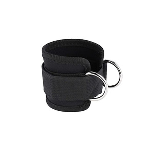 Kablo makineleri için çift d-ring neopren yastıklı ayak bileği sapanlar güvenlik egzersiz manşetleri ile spor egzersiz Fitness ekipmanları - Product Image 1