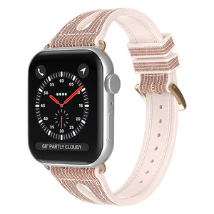 COOLYEP-pulsera de cuero para <span class=keywords><strong>Apple</strong></span> <span class=keywords><strong>Watch</strong></span> 7, correa de cuero de 41mm y 45mm - Product Image 1