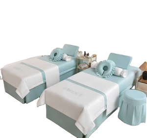 Juego de Cuatro Fundas de Cama de Estilo Minimalista y Moderno para Salón de Belleza de Alta Gama, Juego de Cama para Terapia de Cabeza y Masajes - Product Image 4