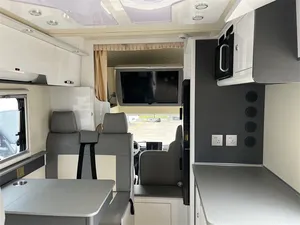 Aurovex Nuevo 4X2 RV Autocaravana Casa de caravana móvil Precio bajo Transmisión manual Euro 5 Combustible para turismos - Product Image 2