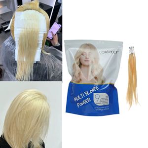ผงฟอกสีผมบลอนด์ ปราศจากฝุ่น ระดับ 9 น้ำหนัก 500 กรัม ผงฟอกสีผมจำนวนมาก สำหรับผมดำ - Product Image 4