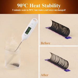 Lashestar Extensions de Cils Marque Privée en Plateaux, Vente en Gros, Noir Foncé Mat, Vison Cachemire, Cils Individuels - Product Image 4