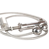 Capteur de niveau de liquide magnétostrictif en acier inoxydable Station de carburant Jauge de réservoir souterrain Sonde flexible