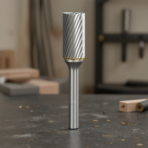 Fresa cilíndrica de 16 mm de diámetro y 25 mm de longitud, de carburo sólido, para corte de metal. - Product Image 3