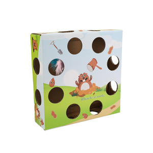 Gioco Interattivo Whack-A-Mole per <span class=keywords><strong>Gatti</strong></span>, Scatola Labirinto in Cartone Ondulato, Gioco Educativo e Rompicapo per <span class=keywords><strong>Gatti</strong></span> e Gattini da Interno - Product Image 6