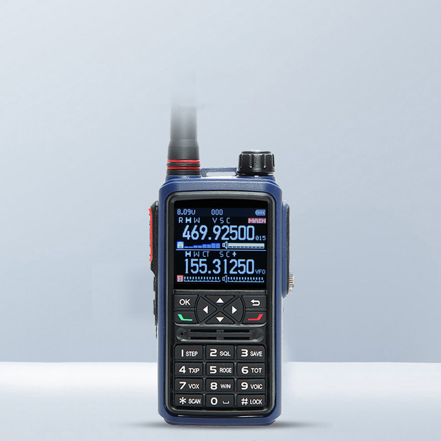 UHF VHF Dual Band Radio Including FM Radio and Air Band YANTON T-360UV Walkie Talkie with Type-C