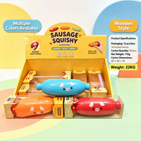 Jouets à pétrir en forme de hot-dogs, blocs de construction simulés, à rebond lent, pour la gestion du stress