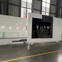 Ligne de production automatique de double vitrage, machine de fabrication de verre double vitrage, utilisée pour la machine d'isolation, petite taille