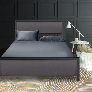 Cadre <span class=keywords><strong>de</strong></span> lit pliable en métal <span class=keywords><strong>de</strong></span> conception moderne Kainice, tube carré complet, tailles king et <span class=keywords><strong>queen</strong></span> pour les chambres d'hôtel - Product Image 3