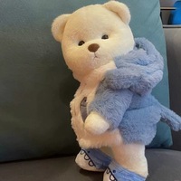 Juguete de Peluche Súper Suave y Adorable que se Transforma en un Oso de Peluche con Forma de Corazón para Niñas, Regalo de Cumpleaños con Forro de Malla, Juguete de Peluche Personalizado
