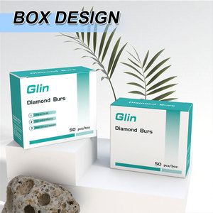 Glin Diamond Burs Kit per la preparazione della corona in metallo porta frese per lucidare trapano ad alta velocità - Product Image 6