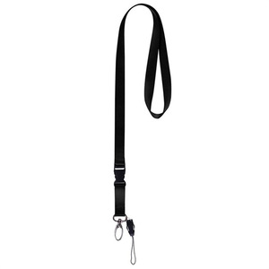 Cross-border woven <b>polyester</b> heat transfer detachable ID card <b>lanyard</b>, multi-color name tag/ID card <b>lanyard</b>, logo printable. - Product Image 2