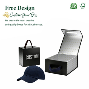 Caja de Papel para Gorra de Béisbol, Cajas de Papel Personalizadas para Gorras, Caja de Regalo para Gorra de Béisbol - Product Image 1