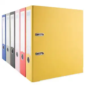 Precios de fabricación Archivo de caja de tamaño A4 con columna vertebral de 7,5 cm con Clip y agarre para los dedos Palanca de orificio Productos de archivo de arco