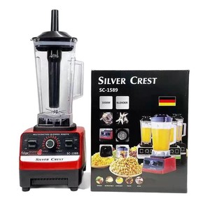 เครื่องปั่น Silver Crest SC-1589 กำลังไฟ 3000 วัตต์ ความจุ 1 ลิตร 3 ลิตร โถพลาสติก ใบมีดคู่ เครื่องคั้นน้ำผลไม้ เครื่องเตรียมอาหาร สำหรับใช้ในครัวเรือน - Product Image 4